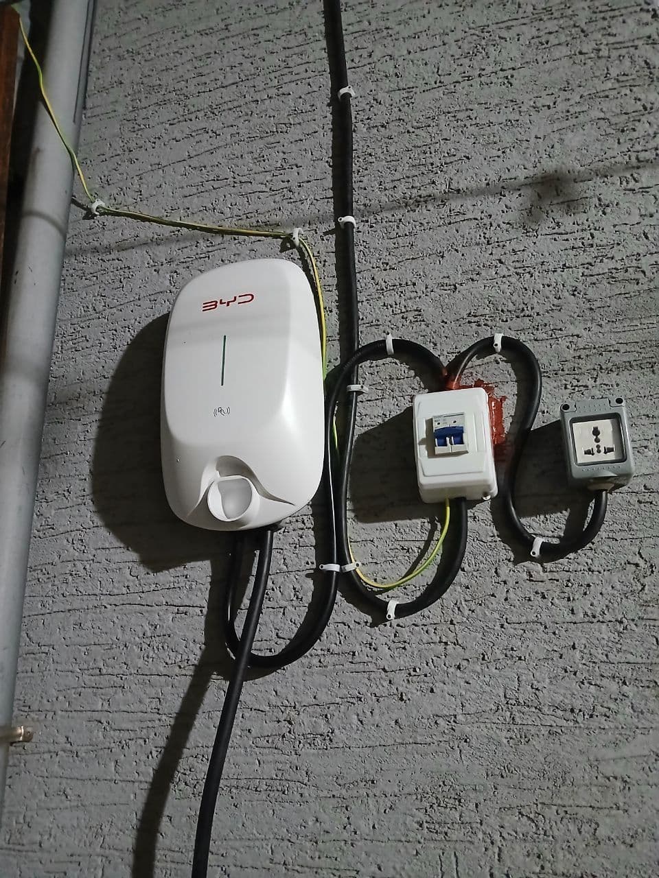 EV charger installation
