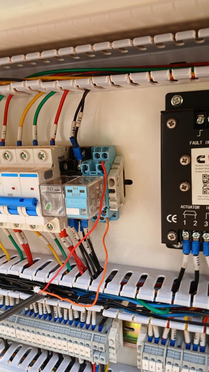 DC controller and relay wiring